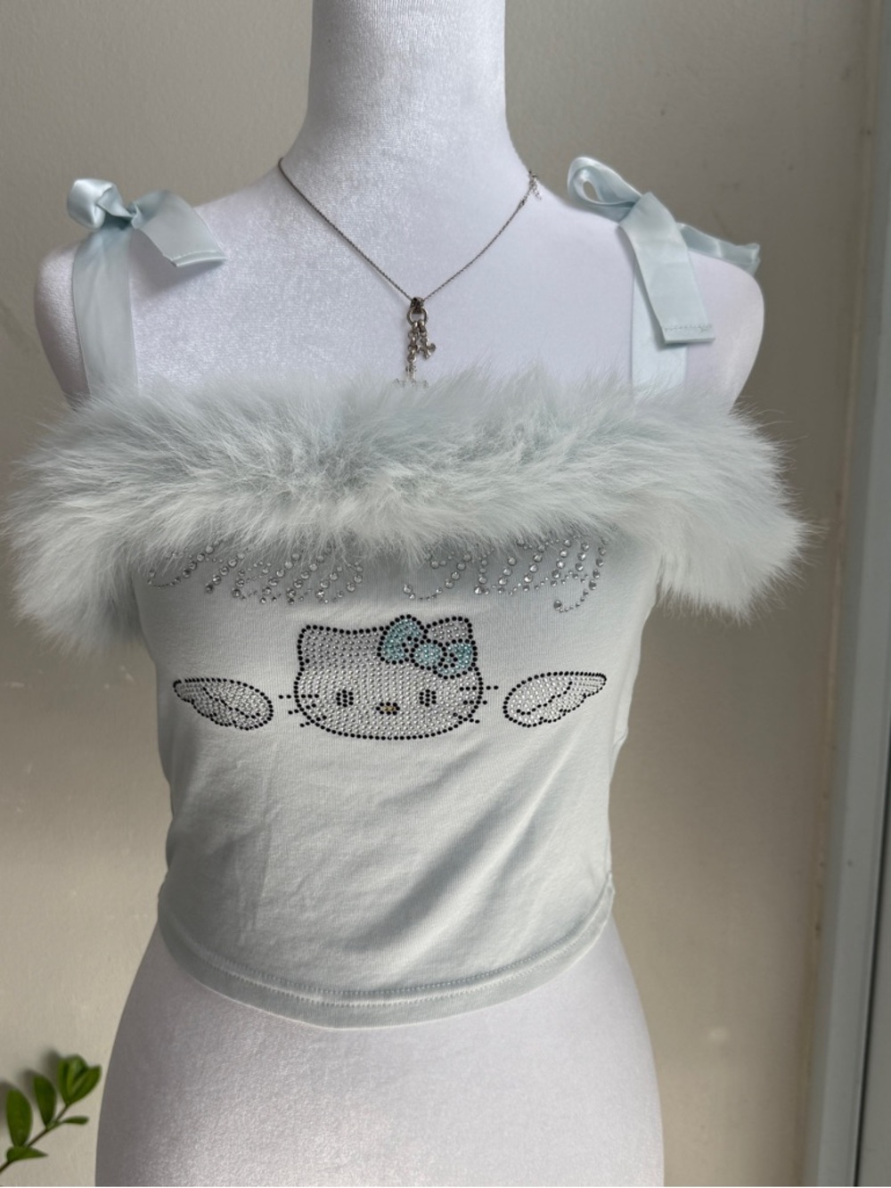 Forever 21 Light Blue Hello Kitty & Friends Graphic Tank
